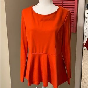 Cute red Peplum top
